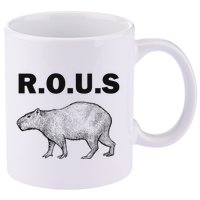 Rous Unusual Rodent Capybara 11oz C Handle Ceramic Mug