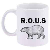 Rous Unusual Rodent Capybara 11oz C Handle Ceramic Mug