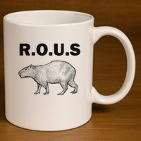 Rous Unusual Rodent Capybara 11oz C Handle Ceramic Mug