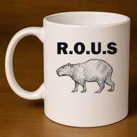 Rous Unusual Rodent Capybara 11oz C Handle Ceramic Mug