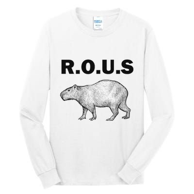 Rous Unusual Rodent Capybara Tall Long Sleeve T-Shirt