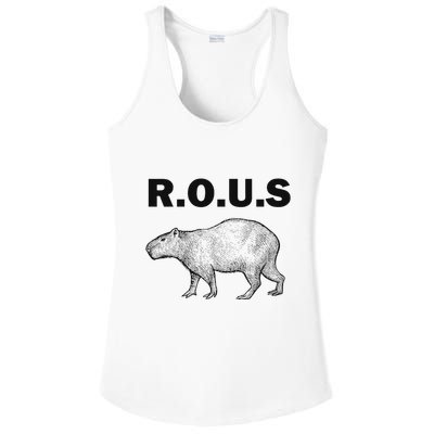 Rous Unusual Rodent Capybara Ladies PosiCharge Competitor Racerback Tank