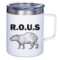 Rous Unusual Rodent Capybara 12oz Stainless Steel Coffee Mug