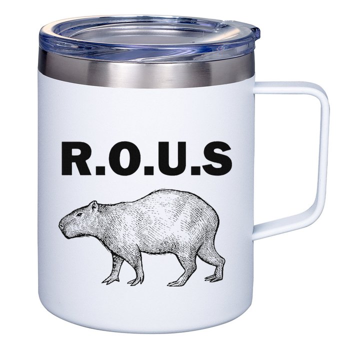Rous Unusual Rodent Capybara 12oz Stainless Steel Coffee Mug