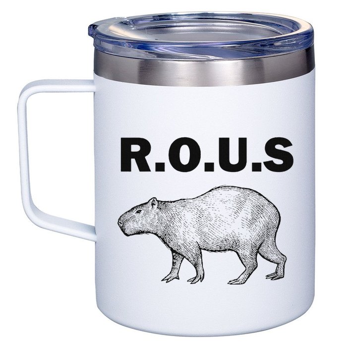 Rous Unusual Rodent Capybara 12oz Stainless Steel Coffee Mug