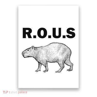 Rous Unusual Rodent Capybara Poster
