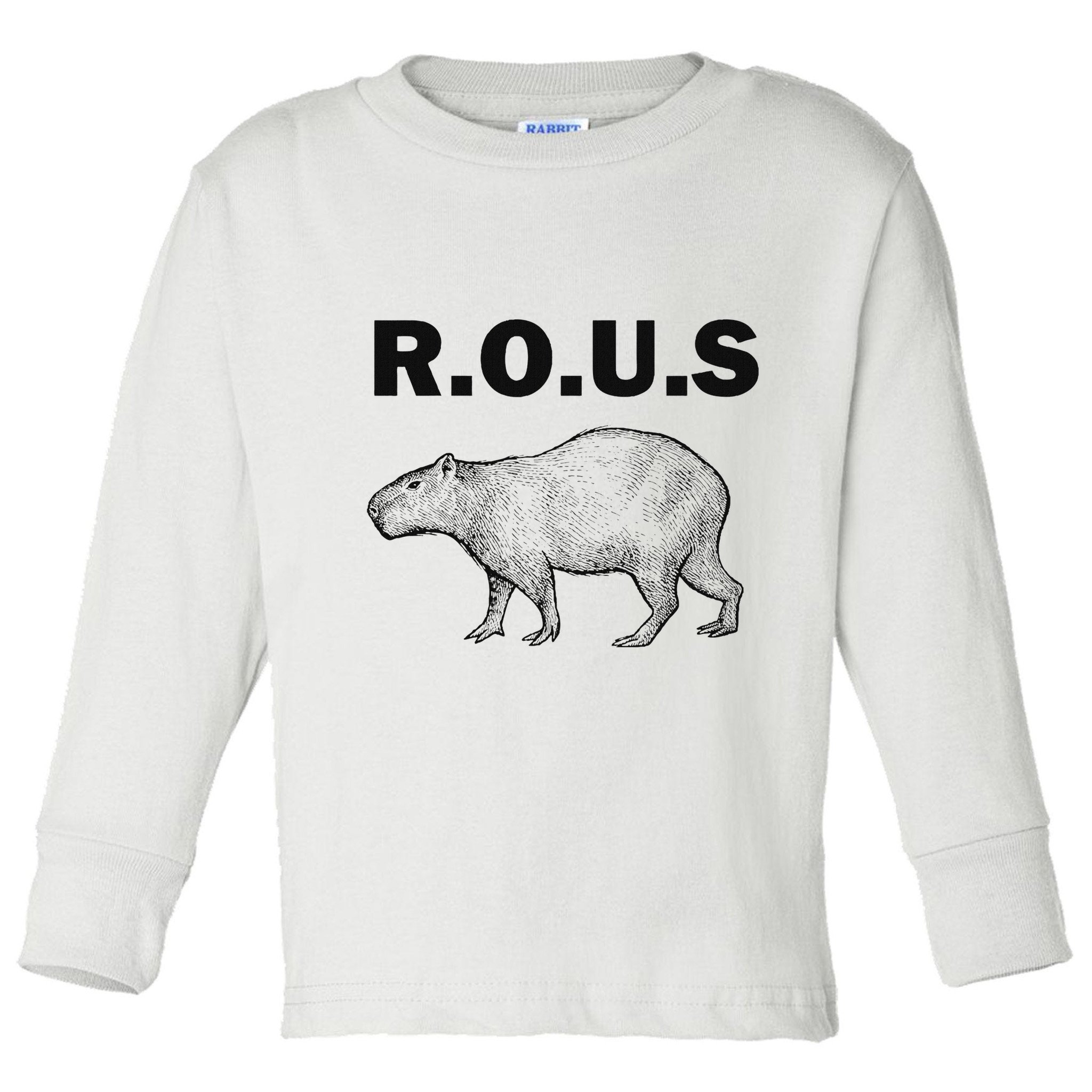 Rous Unusual Rodent Capybara Toddler Long Sleeve Shirt