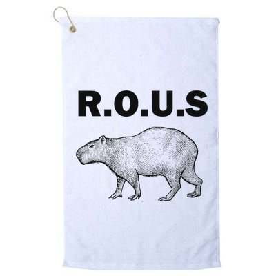 Rous Unusual Rodent Capybara Golf Towel
