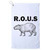 Rous Unusual Rodent Capybara Golf Towel