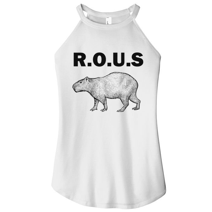 Rous Unusual Rodent Capybara Women's Perfect Tri Rocker Tank