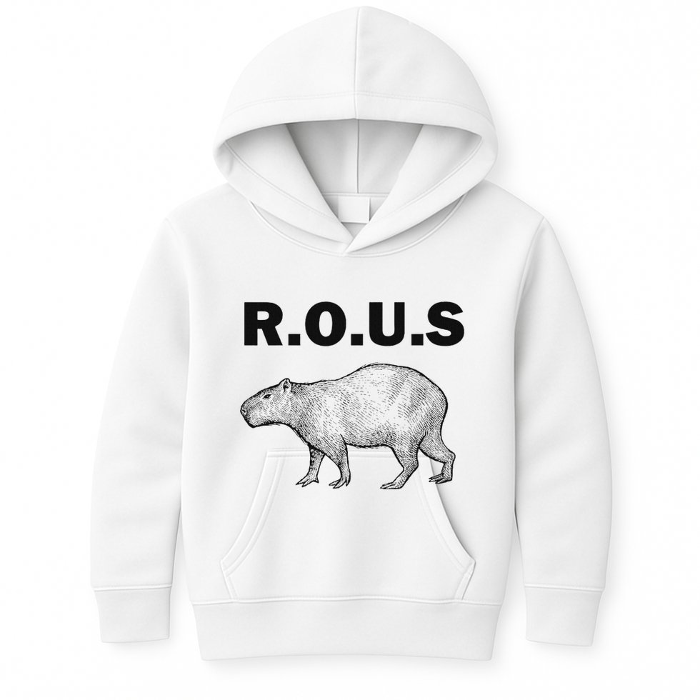 Rous Unusual Rodent Capybara Kids Hoodie