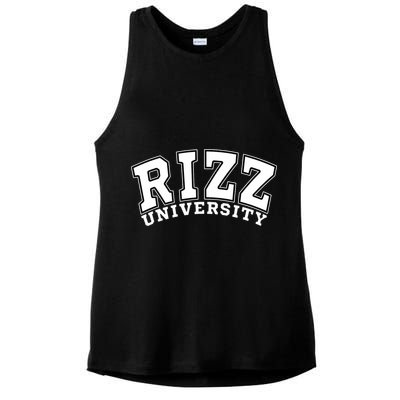 Rizz University Ladies PosiCharge Tri-Blend Wicking Tank