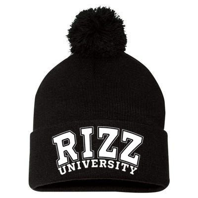 Rizz University Pom Pom 12in Knit Beanie