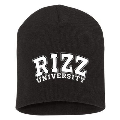 Rizz University Short Acrylic Beanie