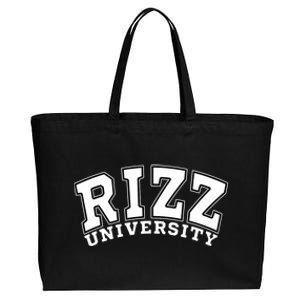 Rizz University Cotton Canvas Jumbo Tote