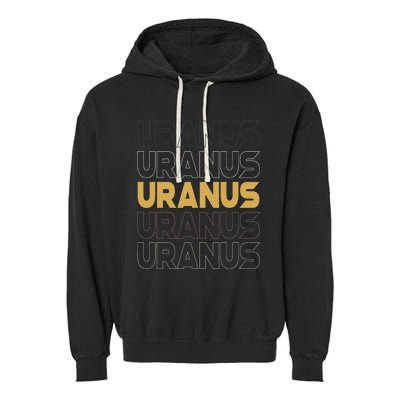 Retro Uranus Garment-Dyed Fleece Hoodie