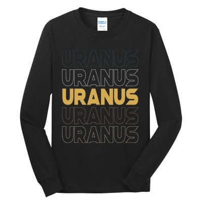 Retro Uranus Tall Long Sleeve T-Shirt