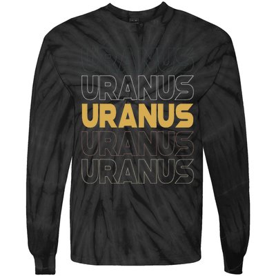 Retro Uranus Tie-Dye Long Sleeve Shirt