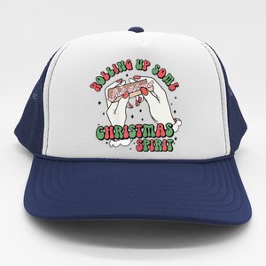 Rolling Up Some Christmas Spirit Trucker Hat