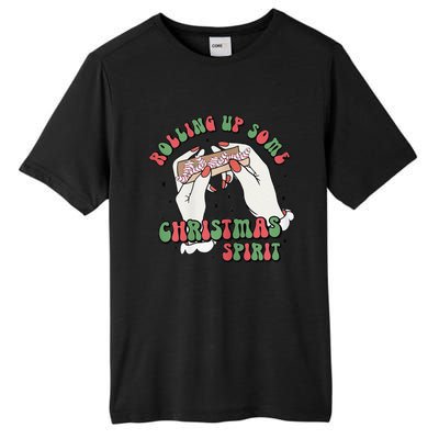 Rolling Up Some Christmas Spirit Tall Fusion ChromaSoft Performance T-Shirt