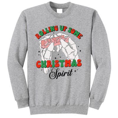 Rolling Up Some Christmas Spirit Xmas Tree Cakes 2022 Outfit  Tall Sweatshirt