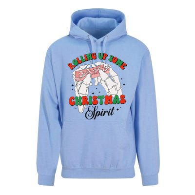 Rolling Up Some Christmas Spirit Xmas Tree Cakes 2022 Outfit  Unisex Surf Hoodie