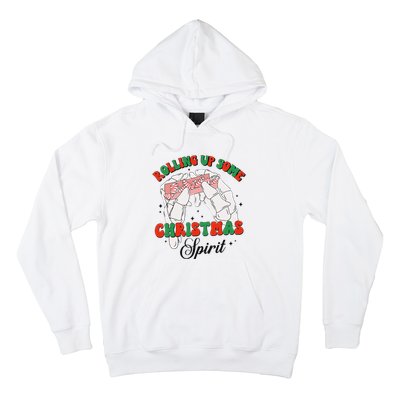 Rolling Up Some Christmas Spirit Xmas Tree Cakes 2022 Outfit  Hoodie