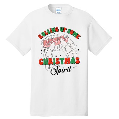 Rolling Up Some Christmas Spirit Xmas Tree Cakes 2022 Outfit  Tall T-Shirt