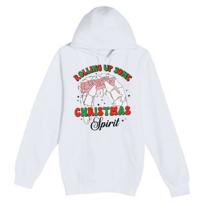 Rolling Up Some Christmas Spirit Xmas Tree Cakes 2022 Outfit  Premium Pullover Hoodie