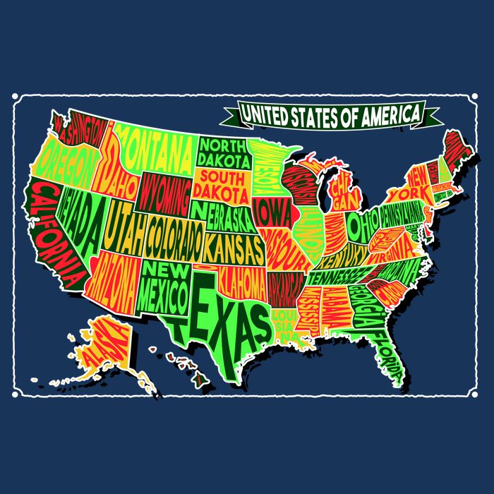 Retro United States Of America Map Baby Bodysuit