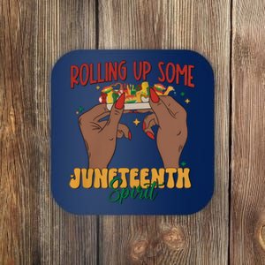 Rolling Up Some Juneteenth Spirit Coaster