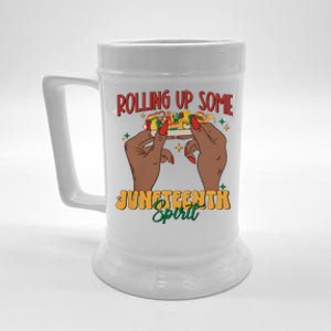 Rolling Up Some Juneteenth Spirit Beer Stein