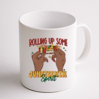 Rolling Up Some Juneteenth Spirit Coffee Mug