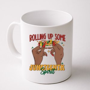 Rolling Up Some Juneteenth Spirit Coffee Mug