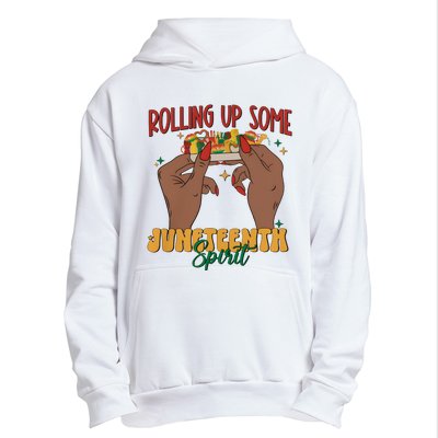 Rolling Up Some Juneteenth Spirit Urban Pullover Hoodie