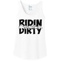 Retro UTV SXS Rider Riding Dirty ATV Offroad Riding SXS Life Ladies Essential Tank