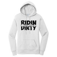 Retro UTV SXS Rider Riding Dirty ATV Offroad Riding SXS Life Women's Pullover Hoodie