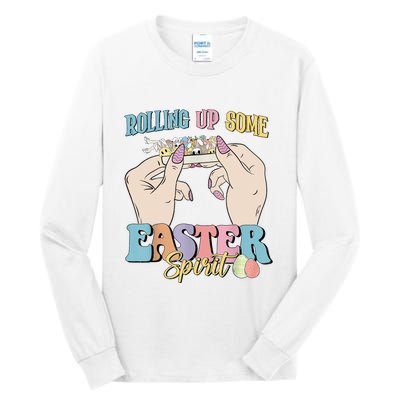 Rolling Up Some Easter Skeleton Hand Tall Long Sleeve T-Shirt