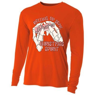 Rolling Up Some Christmas Spirit Christmas Tree Cakes Snack Gift Cooling Performance Long Sleeve Crew