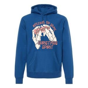 Rolling Up Some Christmas Spirit Christmas Tree Cakes Snack Gift Premium Hoodie