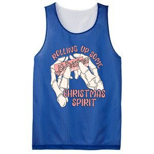 Rolling Up Some Christmas Spirit Christmas Tree Cakes Snack Gift Mesh Reversible Basketball Jersey Tank