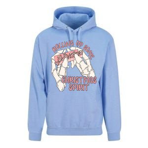 Rolling Up Some Christmas Spirit Christmas Tree Cakes Snack Gift Unisex Surf Hoodie