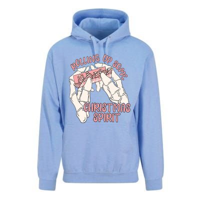 Rolling Up Some Christmas Spirit Christmas Tree Cakes Snack Gift Unisex Surf Hoodie