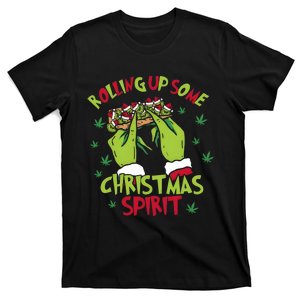 Rolling Up Some Christmas Spirit Xmas T-Shirt