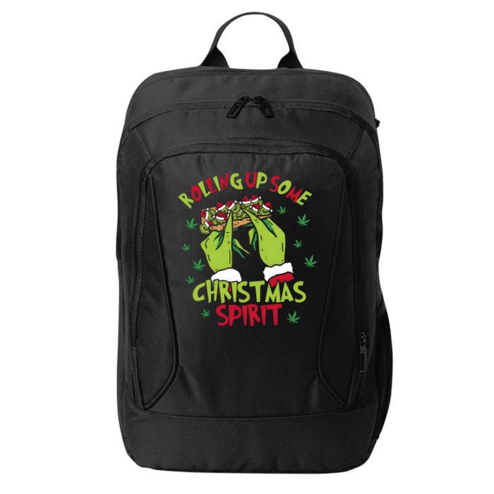 Rolling Up Some Christmas Spirit Xmas City Backpack