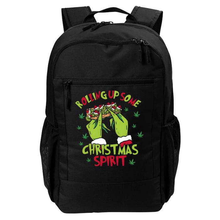 Rolling Up Some Christmas Spirit Xmas Daily Commute Backpack