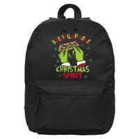 Rolling Up Some Christmas Spirit Xmas 16 in Basic Backpack