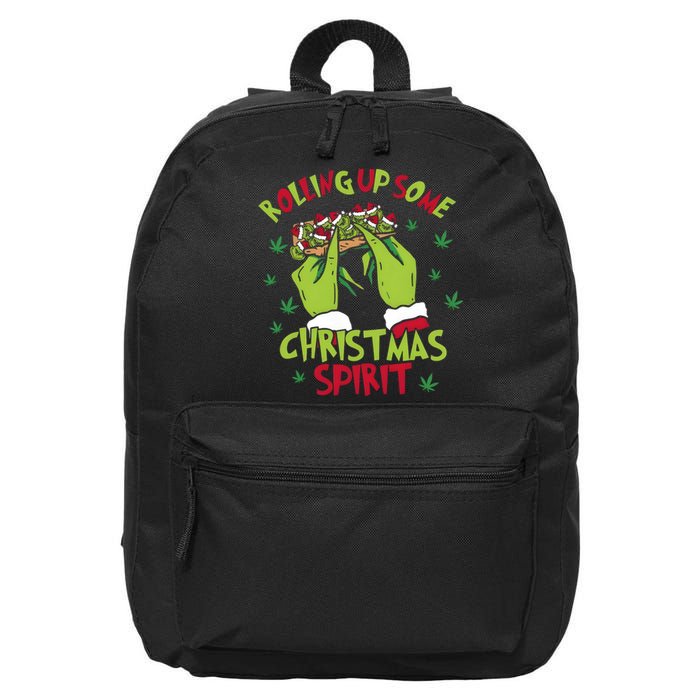 Rolling Up Some Christmas Spirit Xmas 16 in Basic Backpack