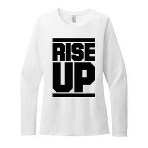 Rise Up Sports Fitted Womens CVC Long Sleeve Shirt