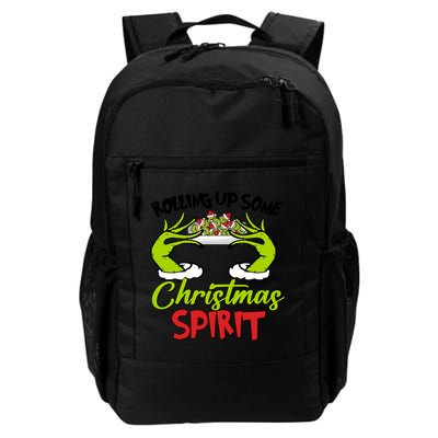 Rollin Up Some Christmas Spirit Merry Grinchmas Backpack